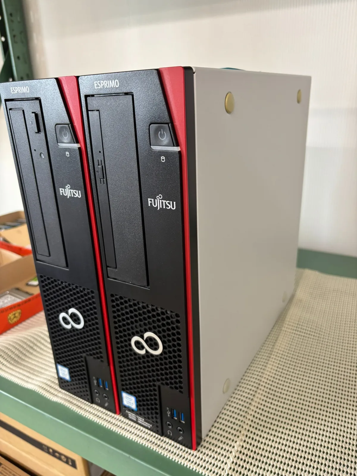 整備後の富士通ESPRIMOデスクトップPCの実例